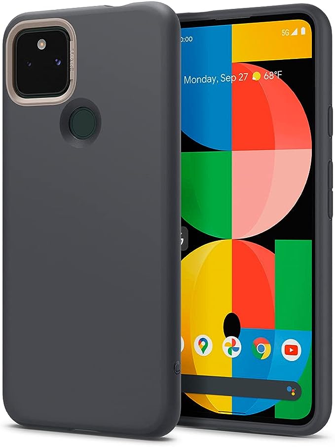 CYRILL by Spigen Stone - Color Brick (Dark Grey) for Pixel 5A - 0