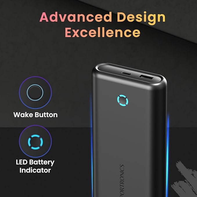 Portronics PowerPod 20K Advanced 20000 mAh Power Bank with 22.5W - 3