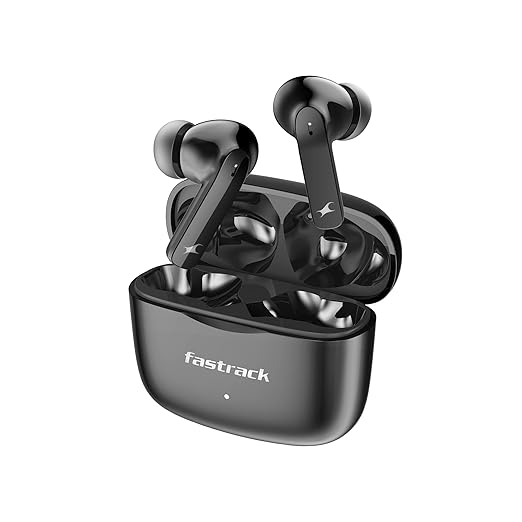 Fastrack Fpods FE100|BT5.4 TWS in Ear Earbuds, 40Hrs Playtime, 13mm Extra Deep Bass Drivers, Dual Mic ENC for Crystal Clear Calls - 0