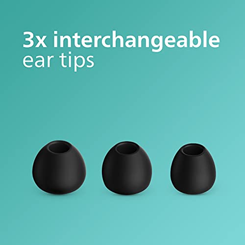 PHILIPS Audio TAE1136 Wired In Ear Earphones with Mic (Black) - 4
