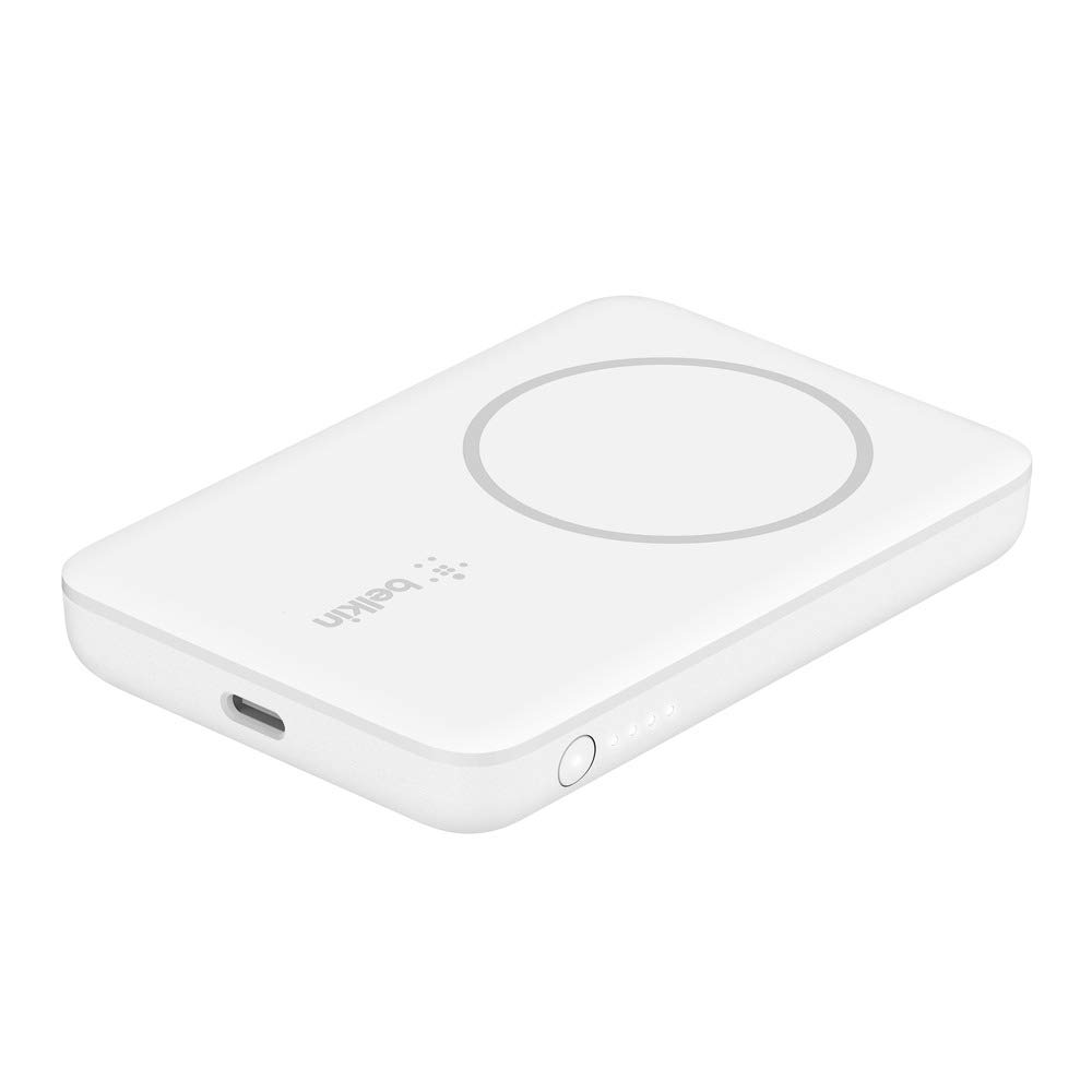 Belkin Quick Charge Magnetic Wireless Lithium_ion Power Bank 2500mAh, Sleek Design for All iPhone 14, Iphone13, iPhone 12 Models, Compatible for Magsa Total - 2