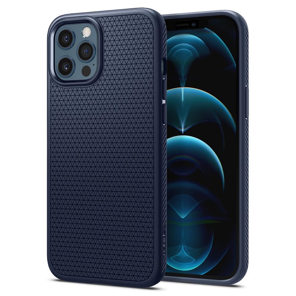 Spigen - liquid Air (Navy Blue) for iPhone 12 Pro - 0