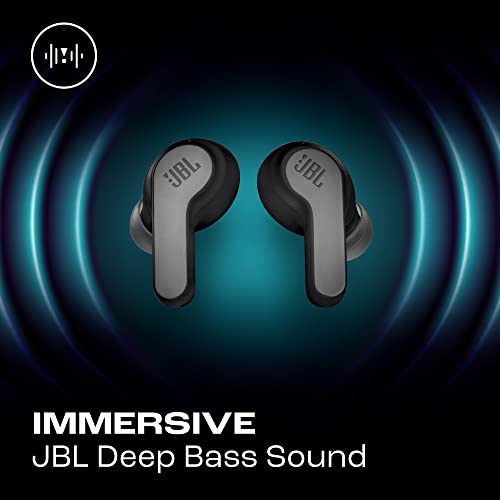 JBL Wave 200 TWS, True Wireless Earbuds with Mic, 20 Hours Playtime, JBL Deep Bass Sound, use Single Earbud or Both, Bluetooth 5.0, Type C & Voice Ass - 2