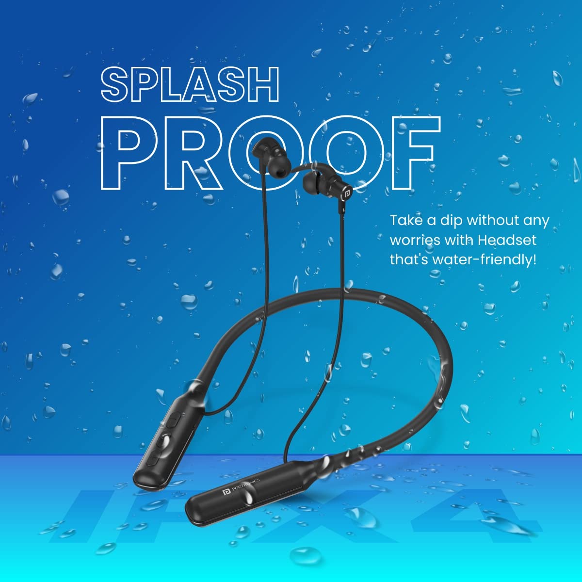 Portronics Harmonics 250 Wireless Bluetooth Headset with 60 Hrs Playtime in 2 Hrs Charging, 800mAh Battery, Voice Assistant - 2