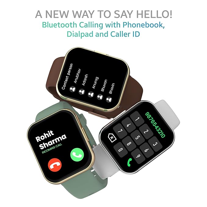 TAGG Connect Max Smartwatch with 1.80" Biggest Display & Advanced Calling | Fast Charging | 320 * 385px Resolution - 2
