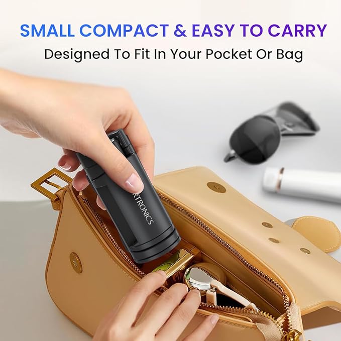 Portronics Mobot Clip Mobile Holder with 360? Adjustable Angles, Light Weight, Pocket Friendly, Mobile Stand - 1