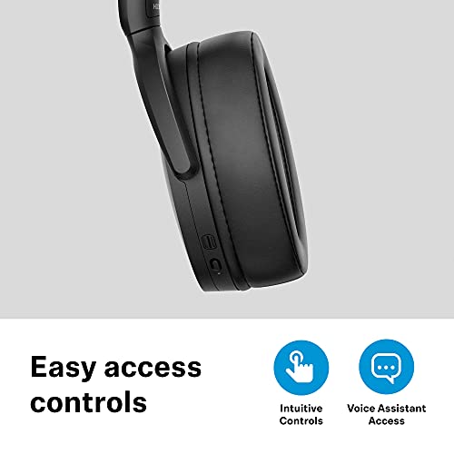 Sennheiser HD 350BT Wireless Over the Ear Headphone with Mic (Black) - 1
