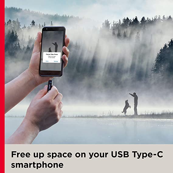SanDisk Ultra Dual Drive Go Type C Pendrive for Mobile 128GB - 1
