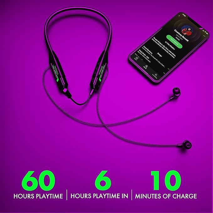 WINGS Phantom 1000 Gaming Neckband Bluetooth Gaming - 0