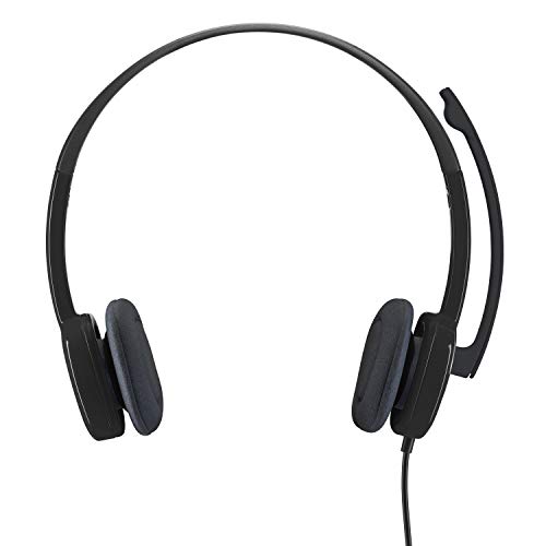Logitech H151 Wired On Ear Headphones With Mic (Black) - 2