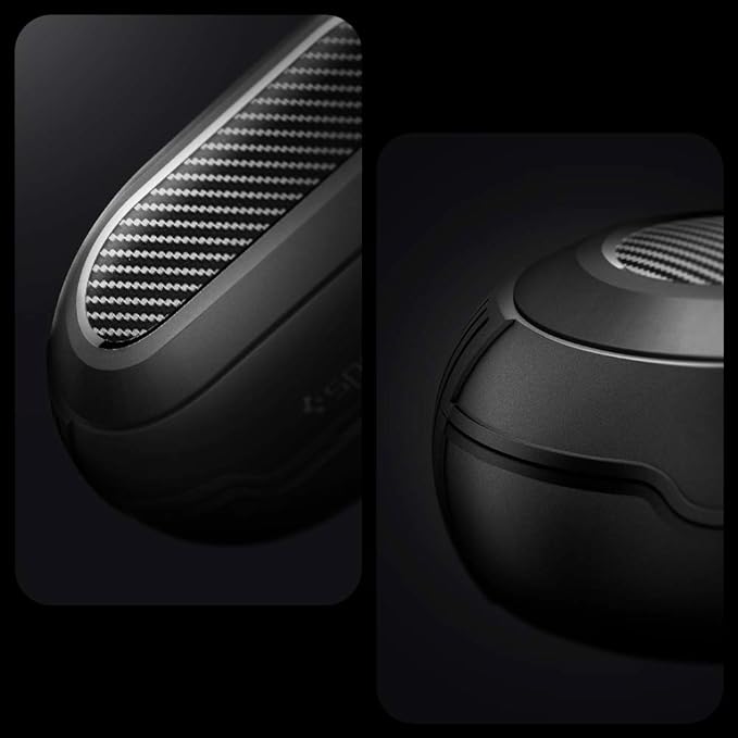 Spigen - Rougged Armor (Matte Black) for Galaxy Buds Plus/Buds - 1