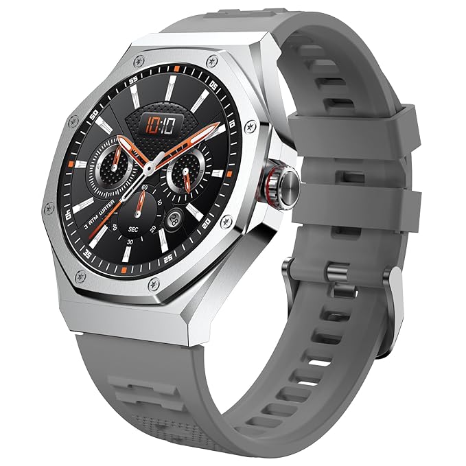 CELLECOR E4 Edge 1.52” HD+ Round Metal Dial Display with 850 NITS - 0