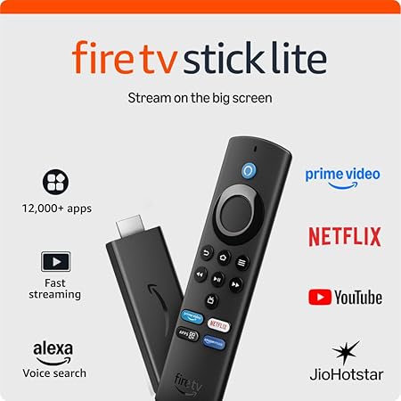 Amazon Fire TV Stick Lite with all-new Alexa Voice Remote Lite HD streaming device | Now with App controls - 1