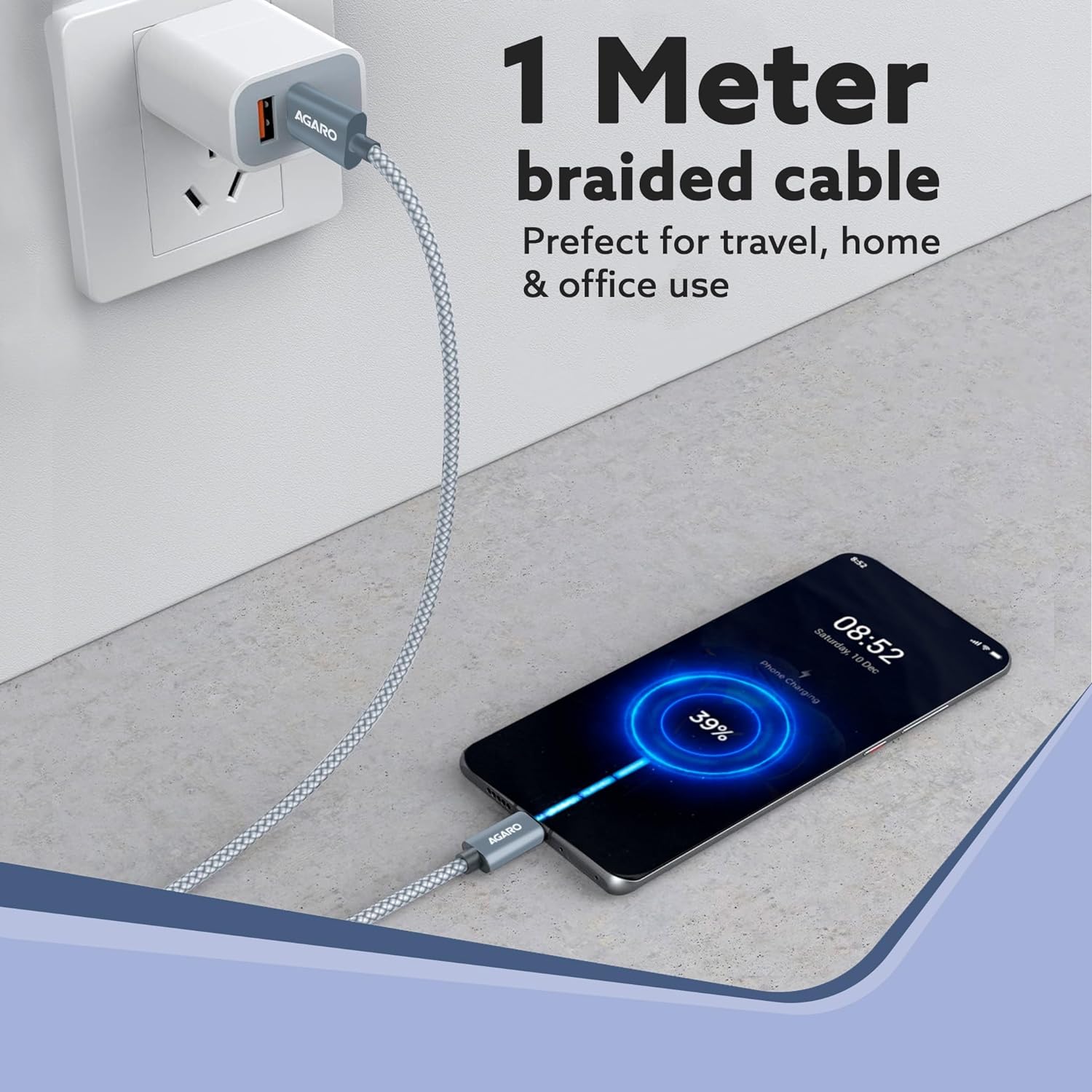 AGARO Type C to Type C Cable - 2