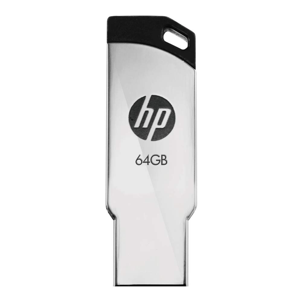 HP v236w USB 2.0 64GB Pen Drive, Metal - 0