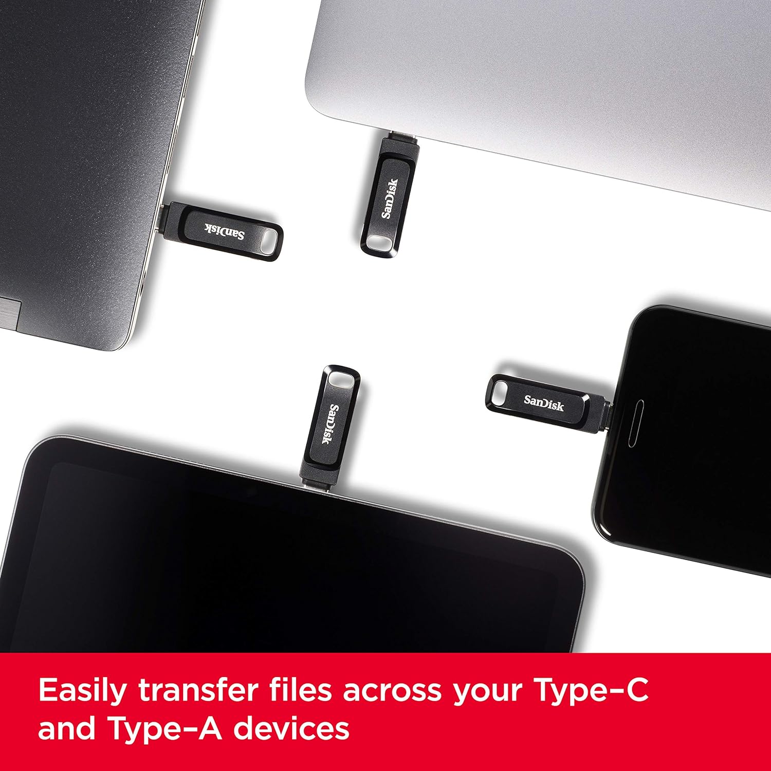SanDisk Ultra Dual Drive Go Type C Pendrive for Mobile 32GB - 1