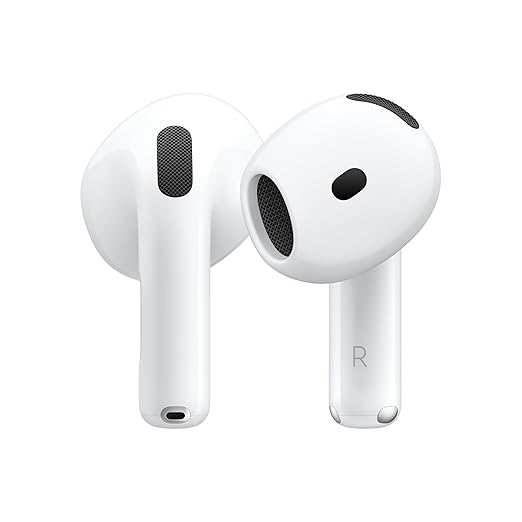 Apple AirPods 4 Active Noise Cancellation Personalised Spatial Audio, USB-C Charging Case Wireless Charging, H2 Chip - 0