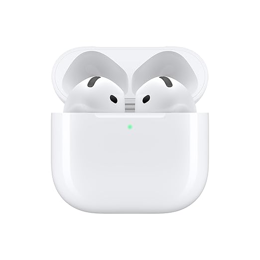 Apple AirPods 4 Active Noise Cancellation Personalised Spatial Audio, USB-C Charging Case Wireless Charging, H2 Chip - 1