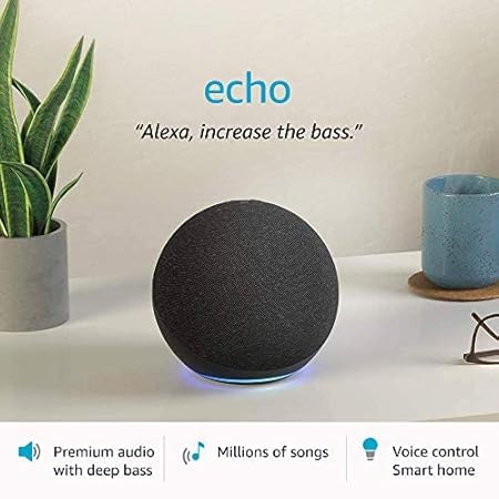Amazon Echo (4th Gen) | Premium sound powered by Dolby and Alexa - 1