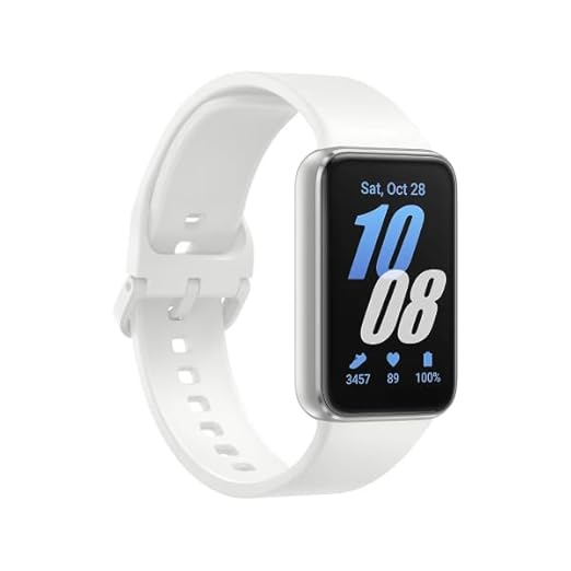 Samsung Galaxy Fit3 Light and Sleek Fitness Band, 13 Days Battery, 100+ Exercises and Sleep Tracking - 1
