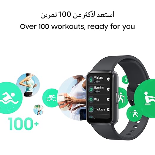 Samsung Galaxy Fit3 Light and Sleek Fitness Band, 13 Days Battery, 100+ Exercises and Sleep Tracking - 3
