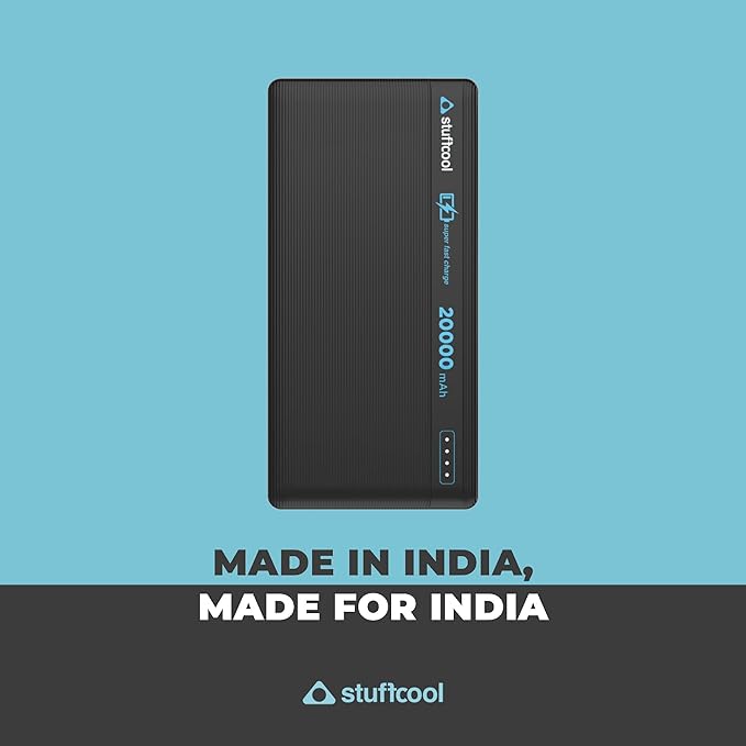 Stuffcool Major Max 20000mAh 35W PD PPS Type C Made in India Powerbank - 3